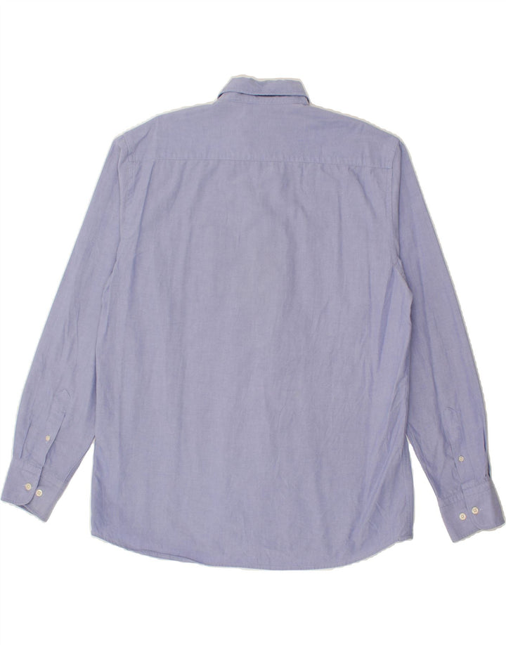 VINTAGE Mens Shirt XL Blue Cotton Vintage Vintage and Second-Hand Vintage from Messina Hembry 
