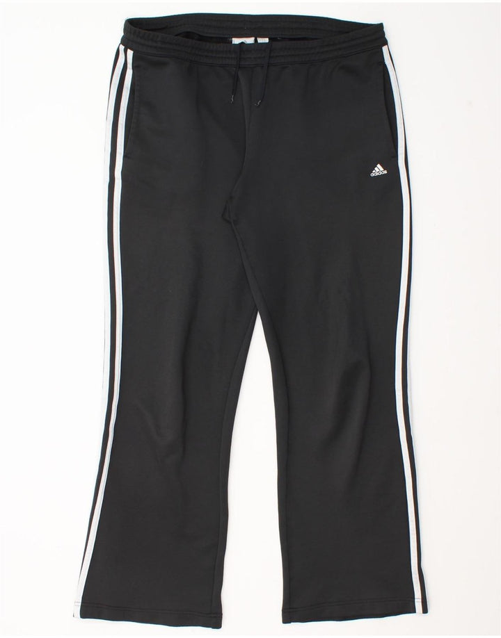 Adidas ženske hlače za trenirku UK 16 veliki crni poliester