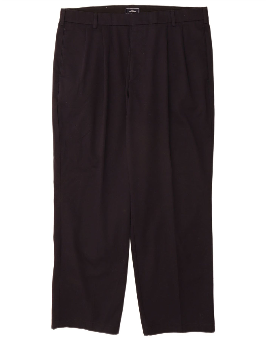 DOCKERS Muške chino hlače opuštenog kroja W36 L30 tamnoplavi pamuk