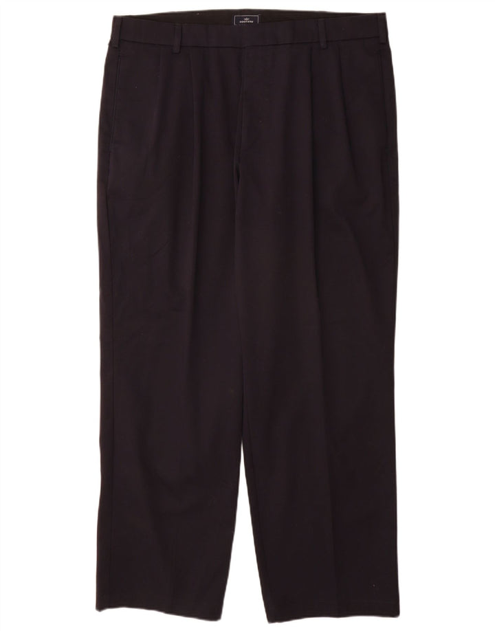 DOCKERS Muške chino hlače opuštenog kroja W36 L30 tamnoplavi pamuk