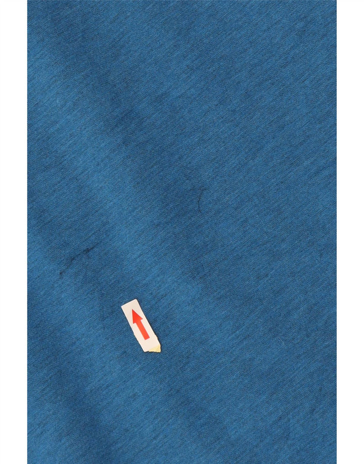 Russell atletski muški pulover s kapuljačom s patentnim zatvaračem UK 42/44 veliki plavi pamuk