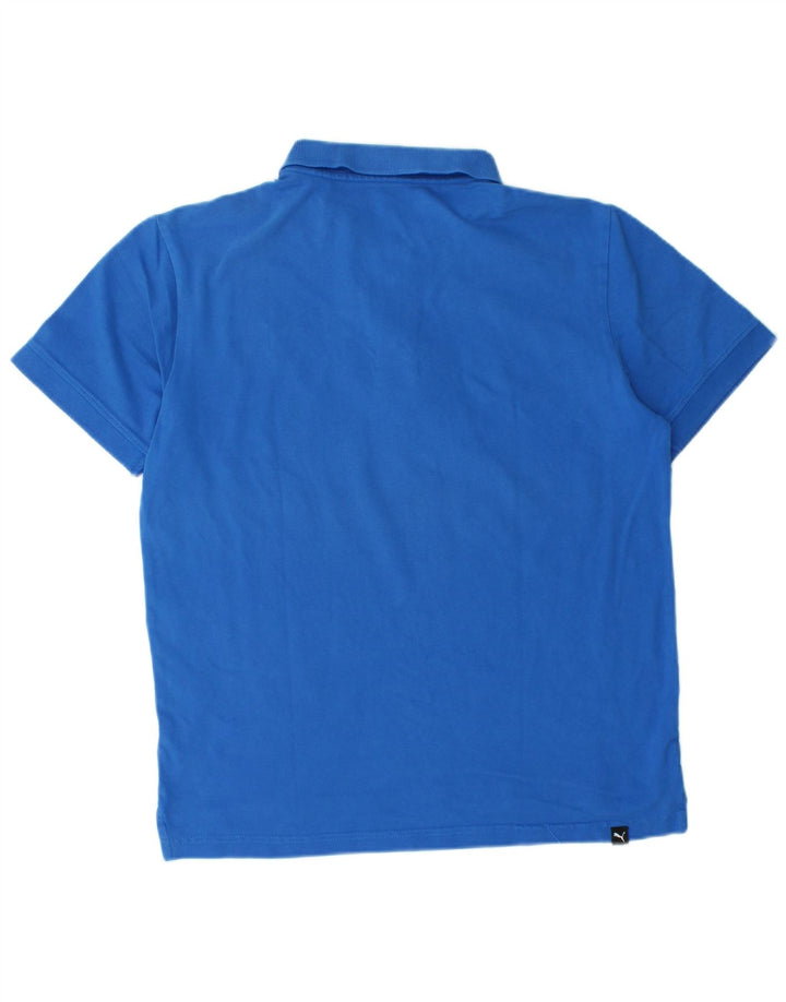 Puma muška polo majica srednje plava