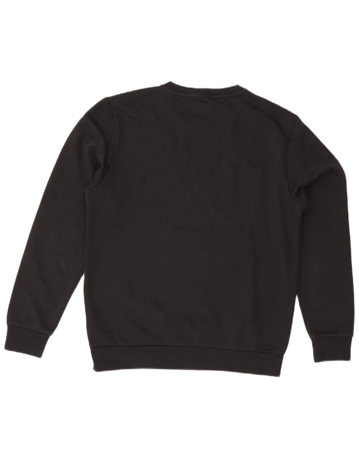 PUMA Mens Graphic Sweatshirt Jumper Medium Black Cotton