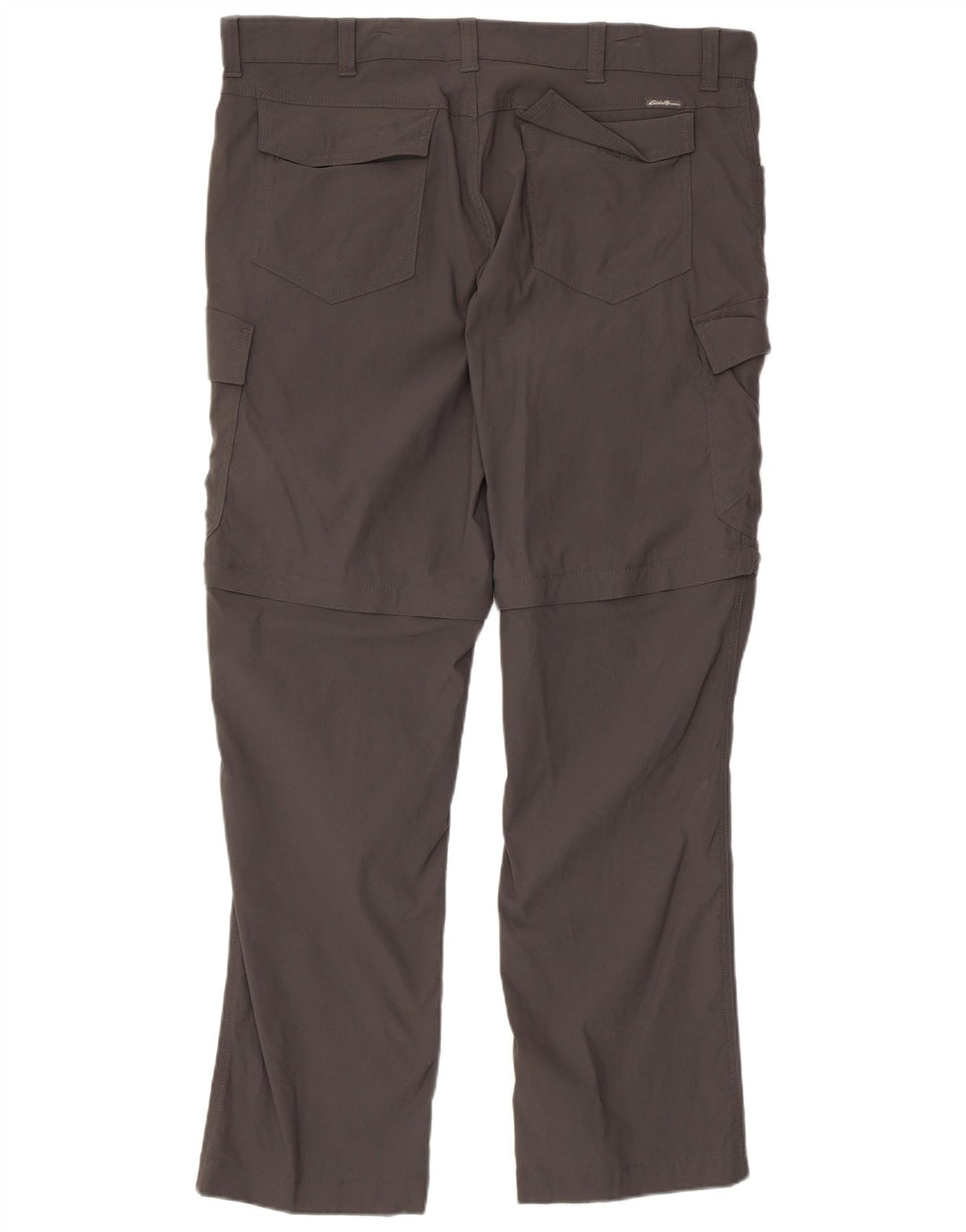 EDDIE BAUER Muške ravne kargo hlače W36 L32 sivi najlon