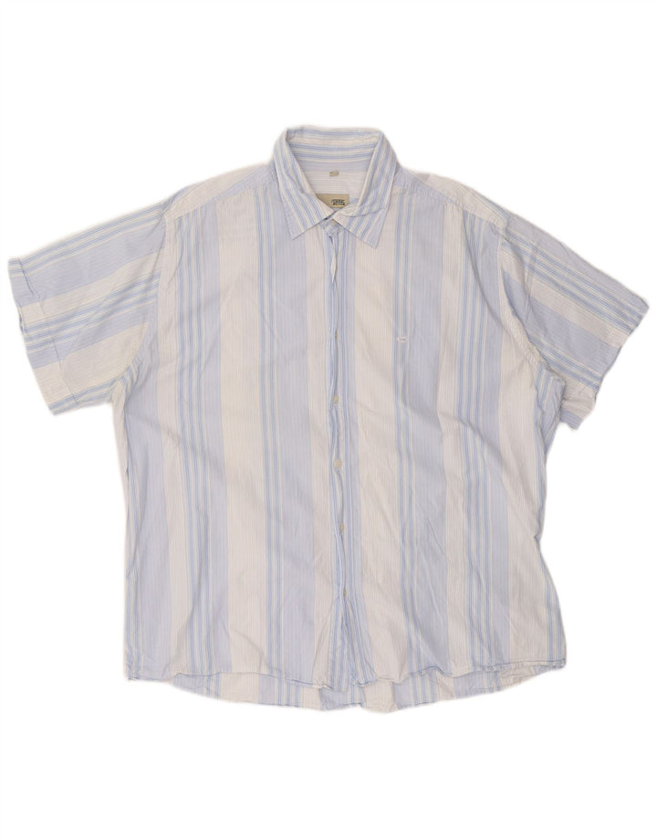 CAMEL ACTIVE Muška uska majica kratkih rukava 2XL na plave pruge