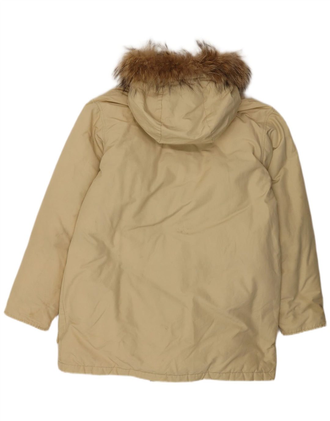 Woolrich muška podstavljena parka jakna s kapuljačom UK 38 srednje bež boje