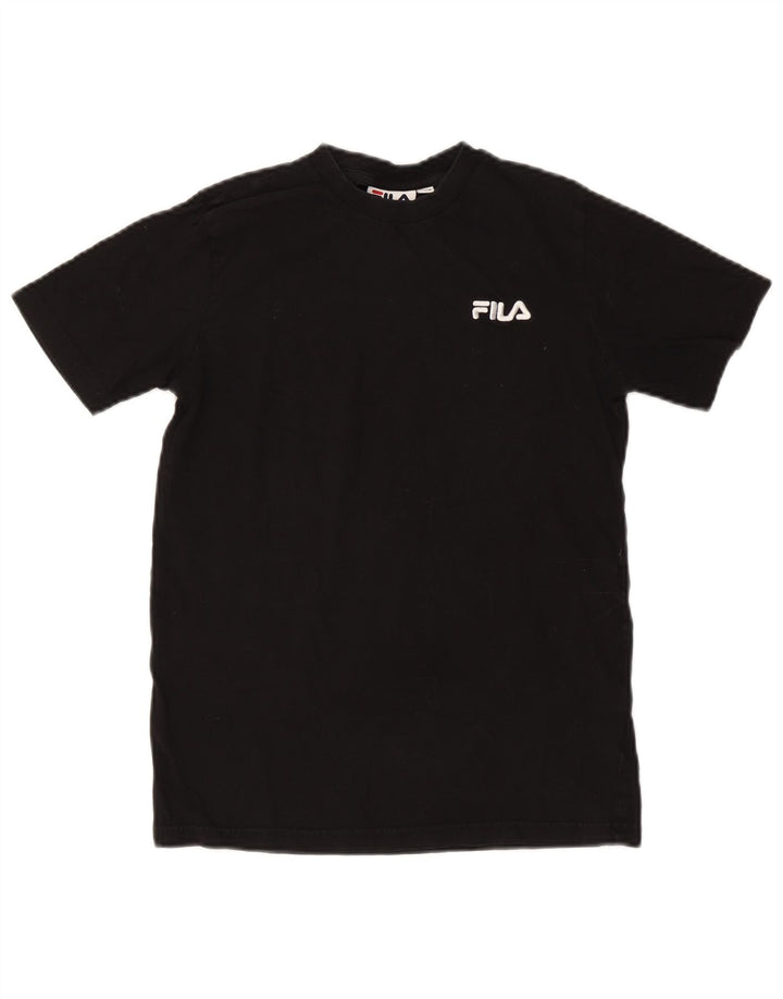 FILA ženska majica kratkih rukava UK 6 XS crni pamuk