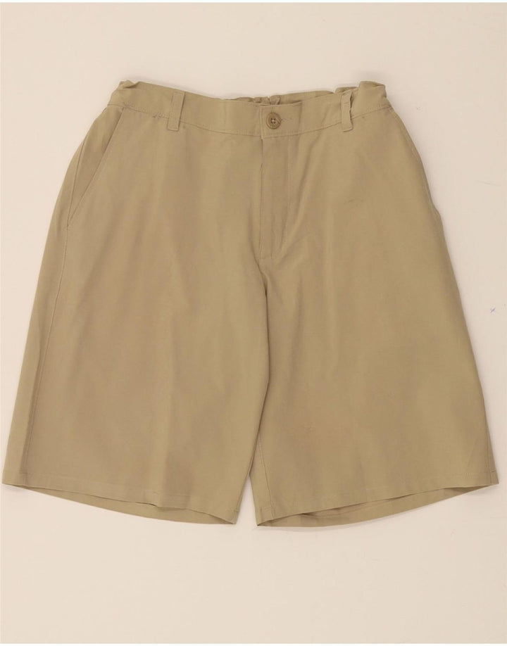 IZOD Boys Husky Chino Shorts 15-16 Years W28 Beige Polyester Vintage Izod and Second-Hand Izod from Messina Hembry 