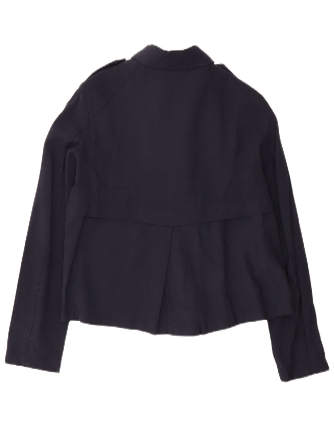 Zara ženska bomber jakna UK 10 Mala tamnoplava viskoza