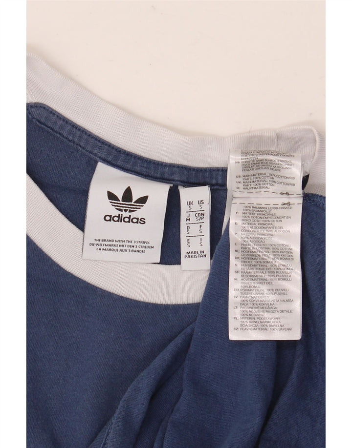 ADIDAS Muška majica kratkih rukava Mali plavi pamuk