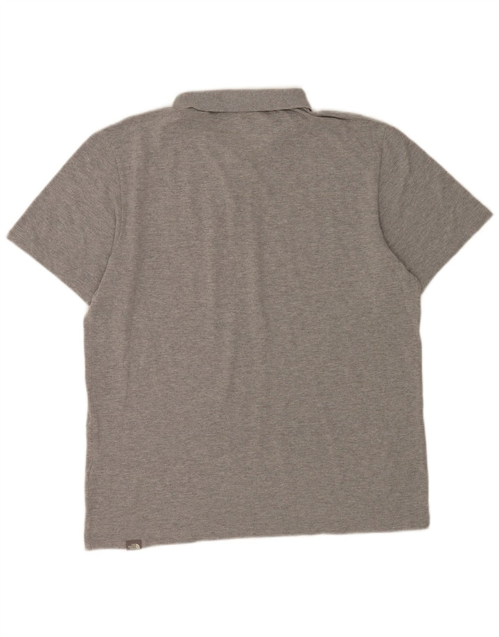 The North Face muška polo majica veliki sivi pamuk