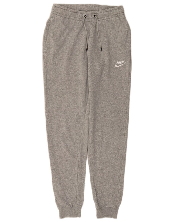 NIKE Ženska trenirka Hlače Joggers UK 4 XS Sivi flekasti pamuk