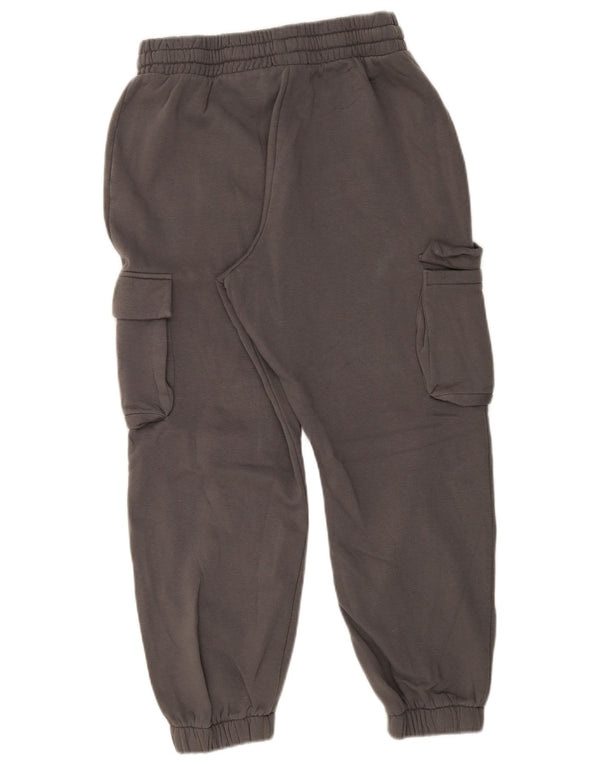 Zara Ženska Cargo Trenirka Hlače Joggers UK 16 Veliki sivi pamuk