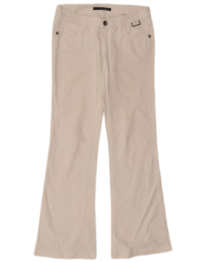 Ženske traperice Atos Lombardini Bootcut W30 L31 Bijeli pamuk