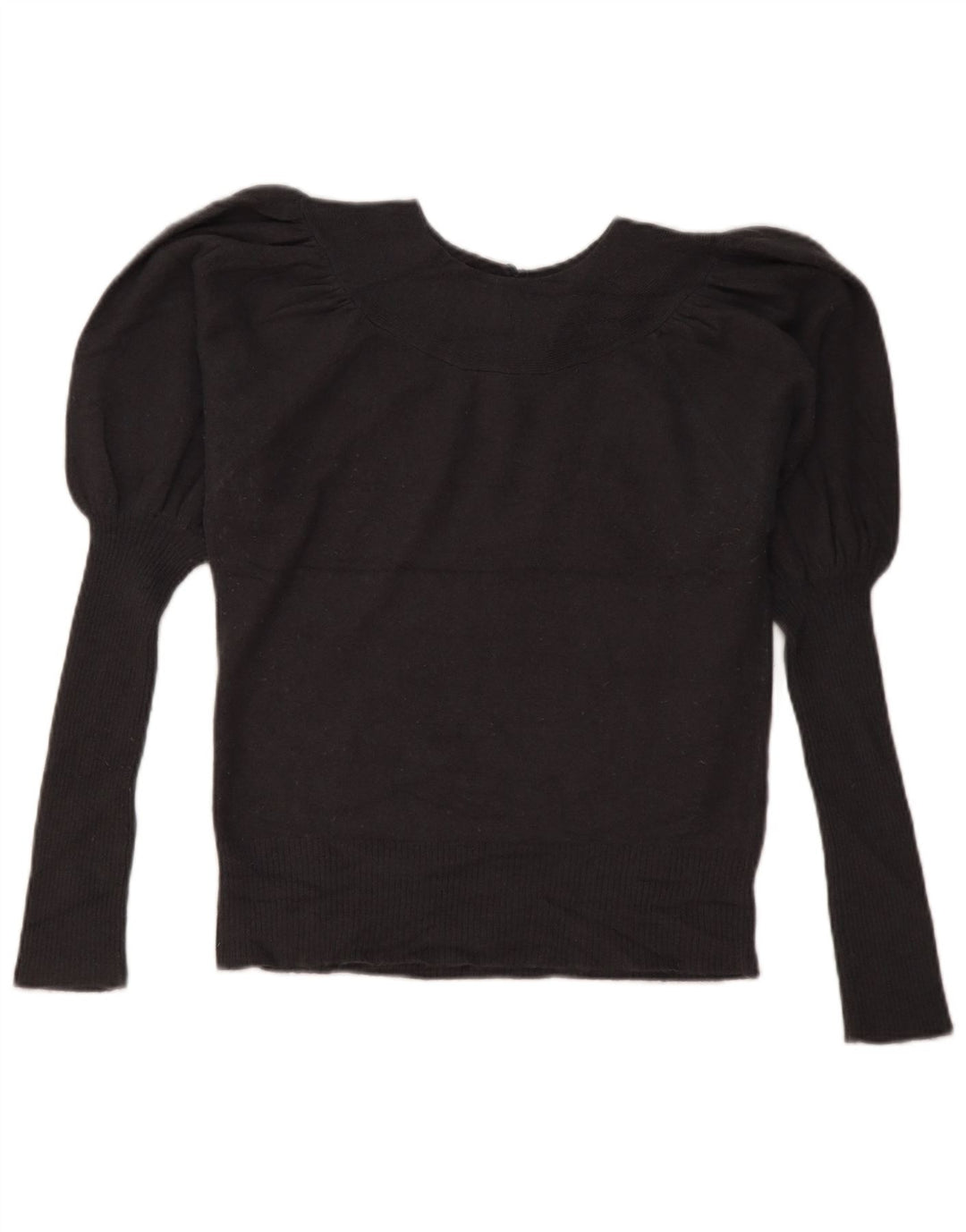 French Connection ženski džemper s veznim izrezom UK 14 Velika siva angora