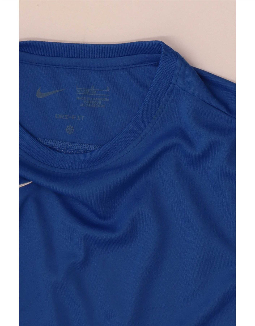 Nike Boys Dri Fit Top s dugim rukavima 12-13 Years Large Blue