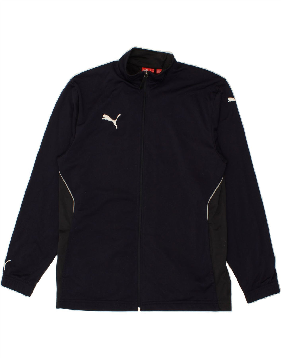 PUMA Mens Tracksuit Top Jacket UK 34/36 Small Navy Blue Polyester Vintage Puma and Second-Hand Puma from Messina Hembry 