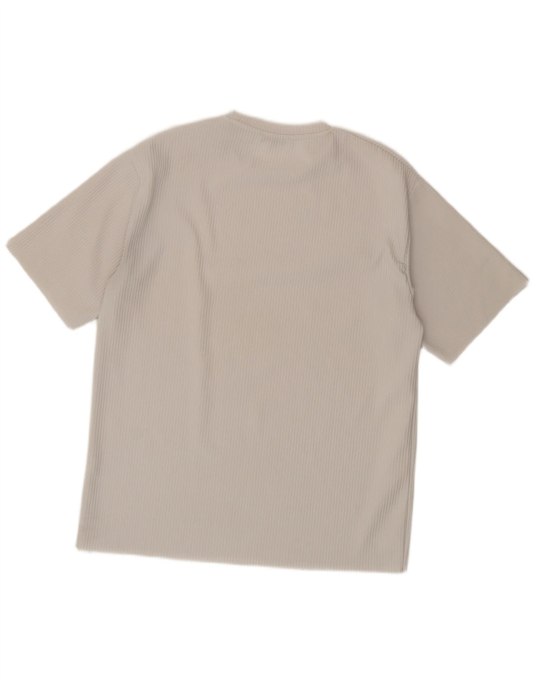 ZARA Mens T-Shirt Top Medium Grey Polyester