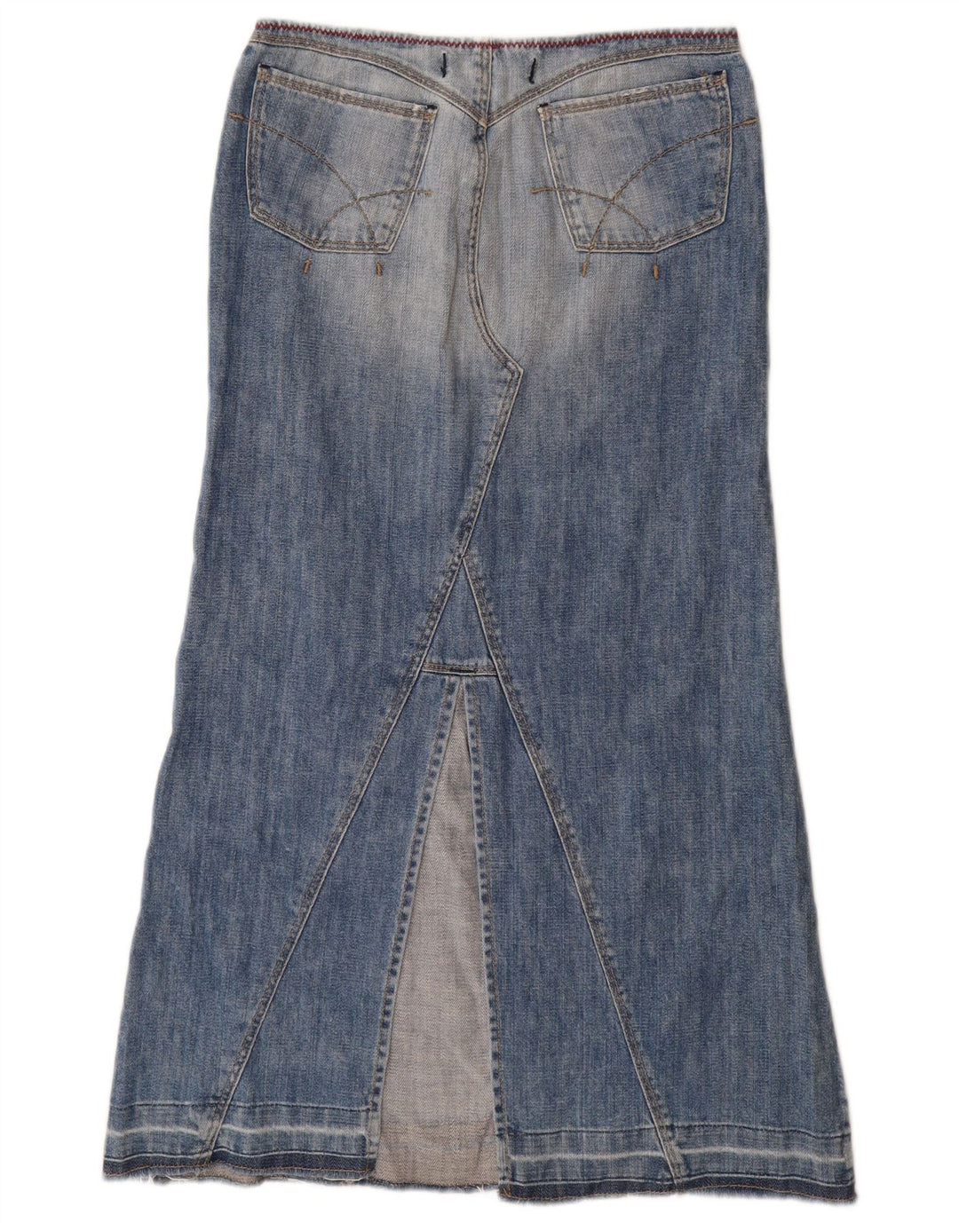 GAS Ženska traper suknja visokog struka mala W27 plava