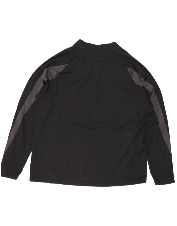 Nike muška trenirka Therma-Fit zip izrez Top XL crna sportska