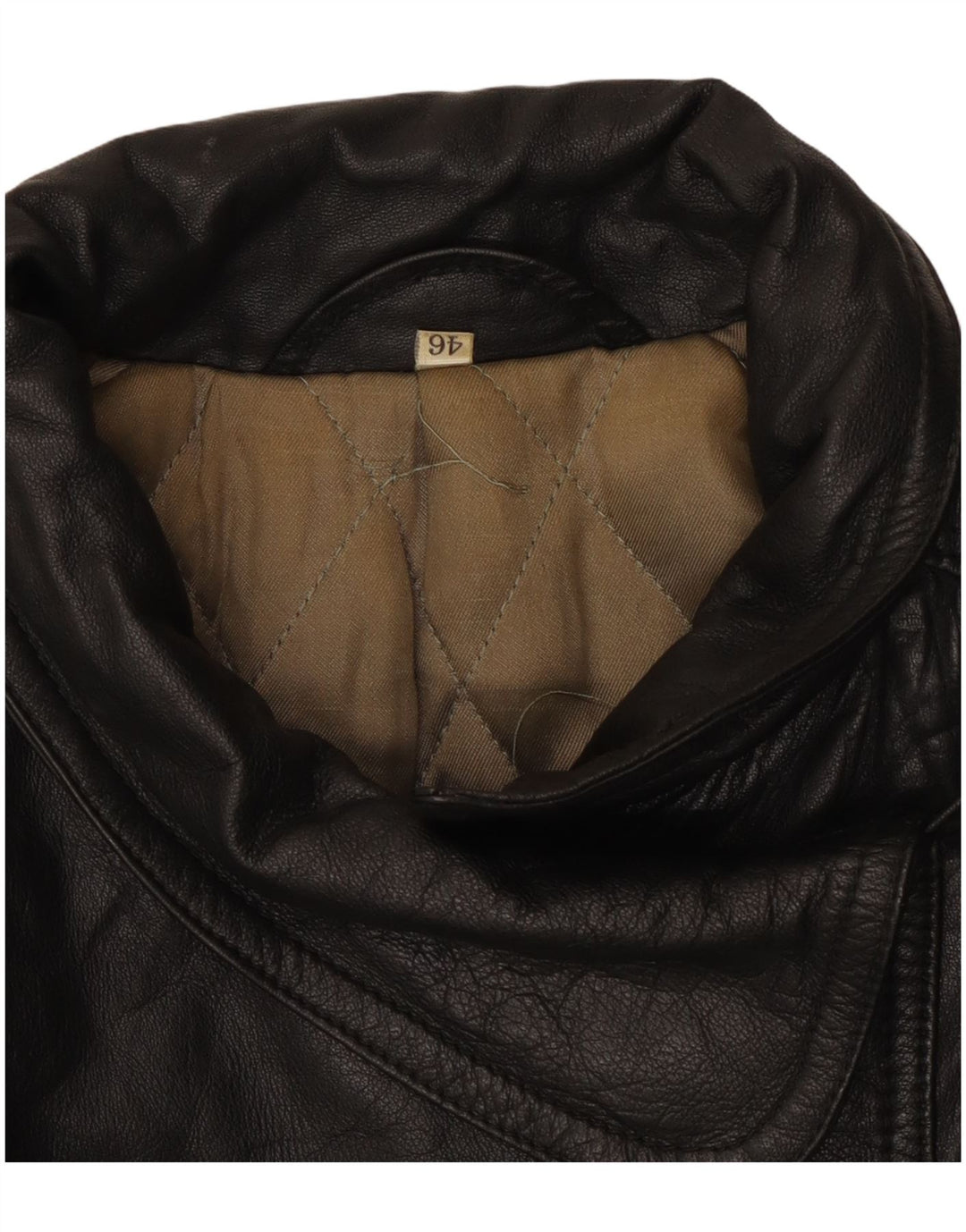 Vintage ženska kožna jakna IT 46 velika crna