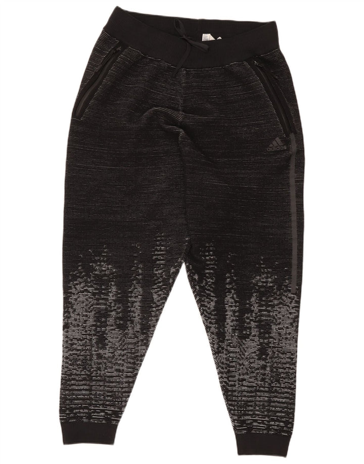 Adidas muška trenirka hlače Joggers srednje crne geometrijske vune