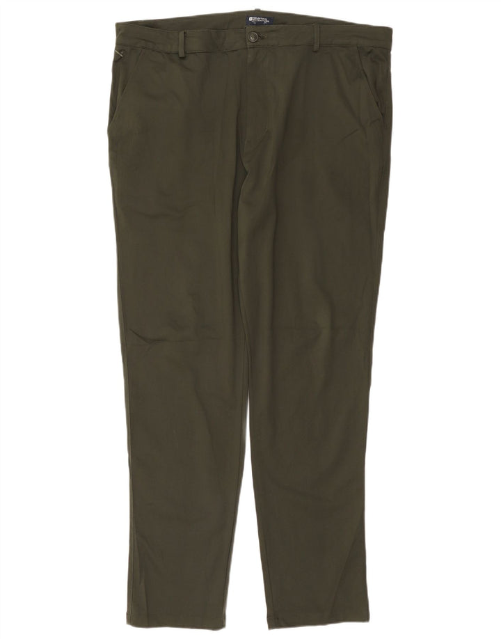 Mountain Warehouse Ženske uske chino hlače W38 L30 Zeleni poliester