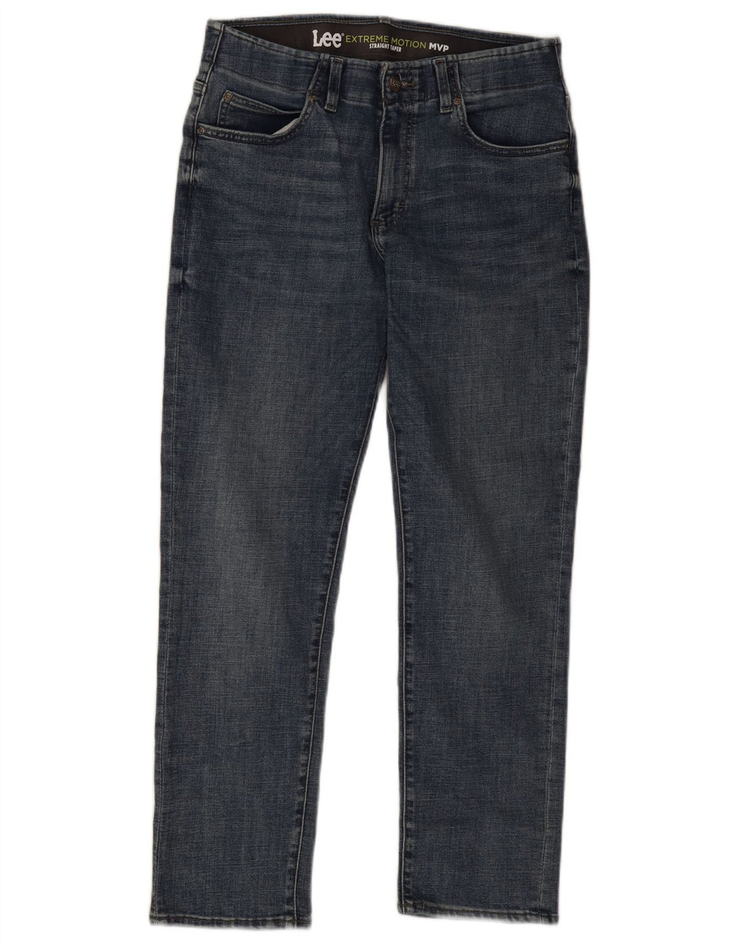 Lee Mens Flex Tapered Straight Jeans W32 L30 Plavi pamuk