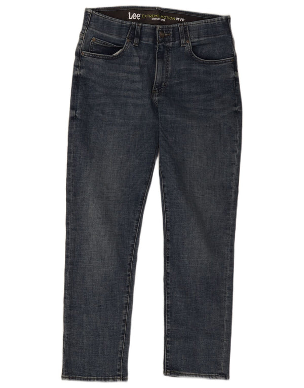 Lee Mens Flex Tapered Straight Jeans W32 L30 Plavi pamuk