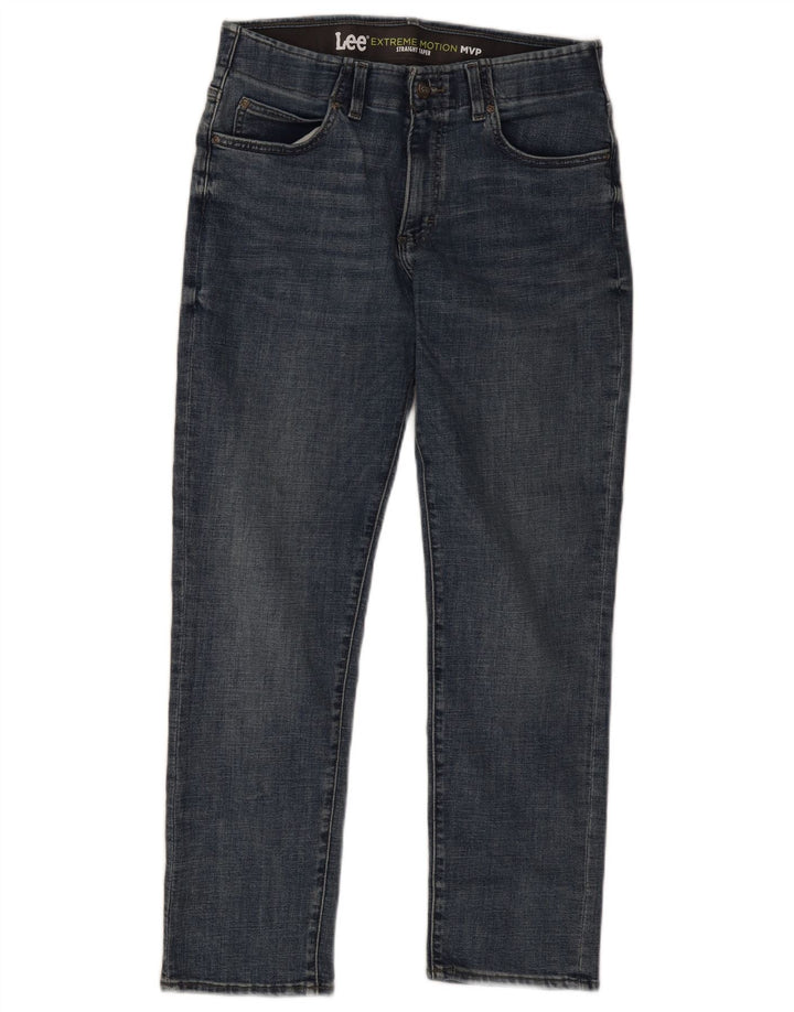 Lee Mens Flex Tapered Straight Jeans W32 L30 Plavi pamuk