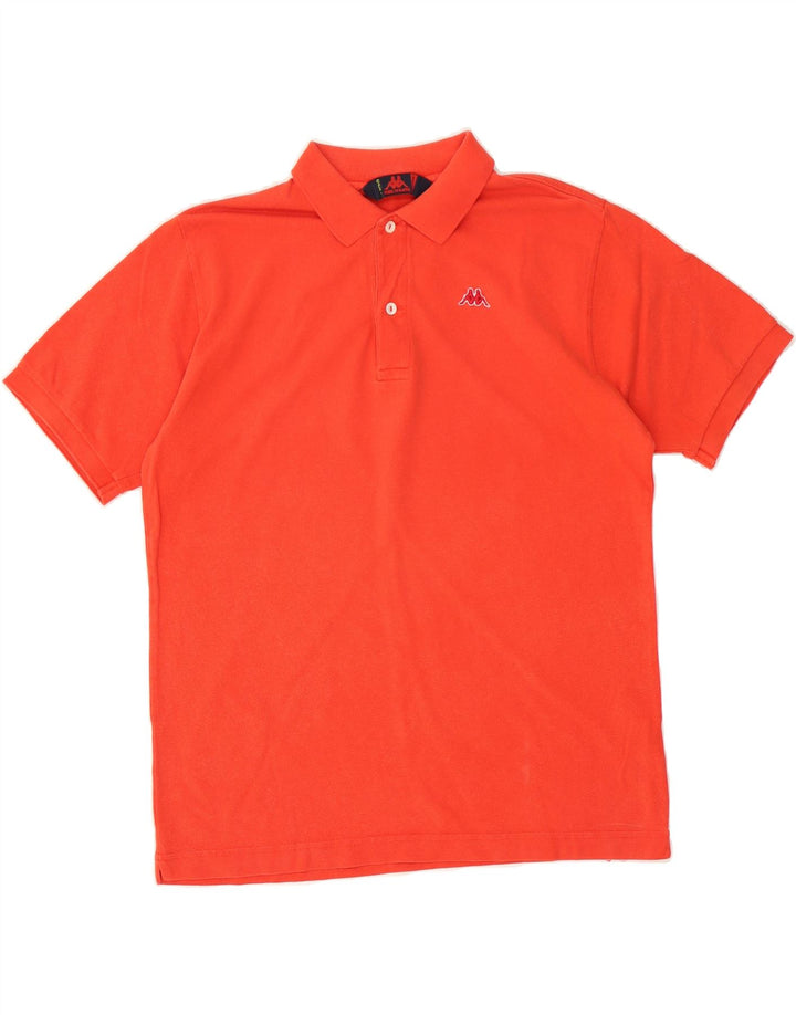 KAPPA Mens Polo Shirt Medium Orange Cotton Vintage Kappa and Second-Hand Kappa from Messina Hembry 