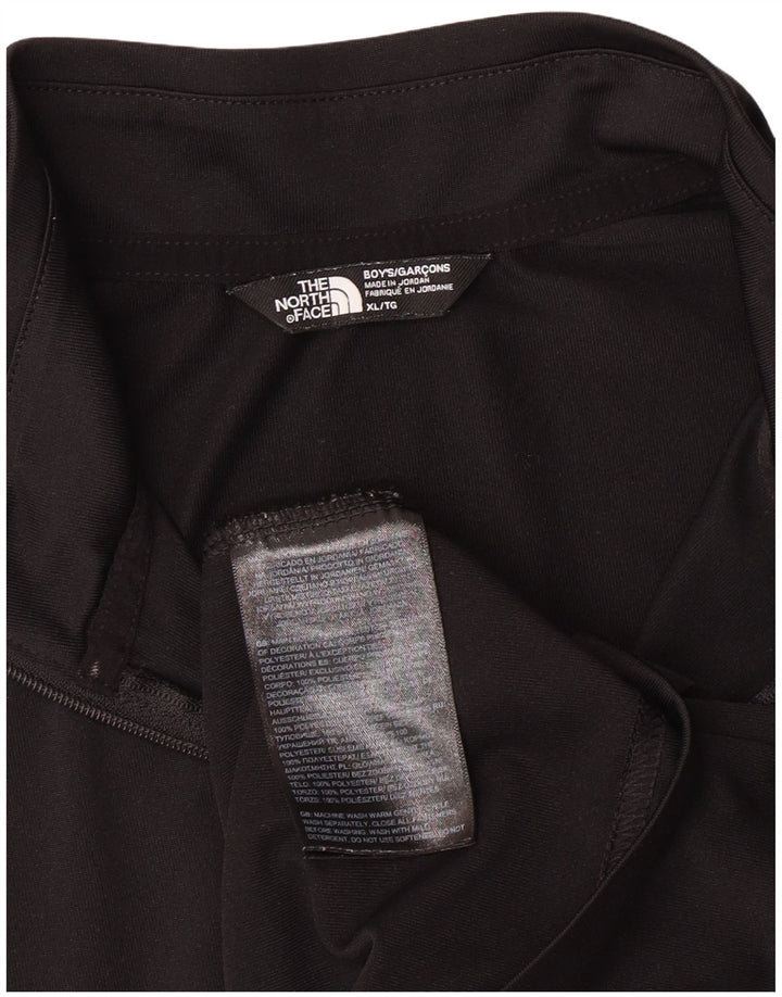 THE NORTH FACE Top trenirka s patentnim izrezom za dječake 14-15 godina XL crna