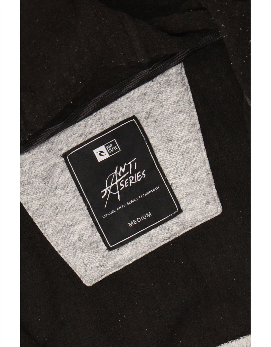 RIP CURL muški pulover s kapuljačom na patentni zatvarač srednje sive boje