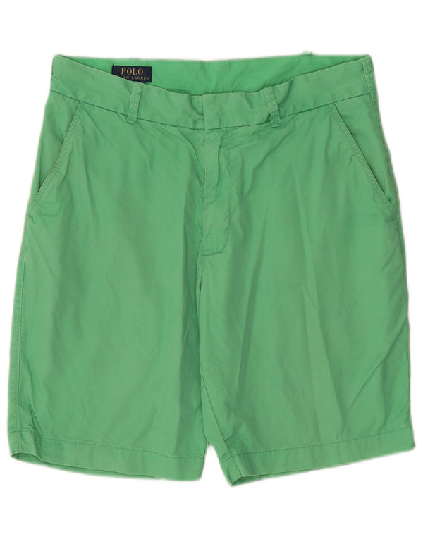 Polo Ralph Lauren muške chino kratke hlače W32 Srednje zeleni pamuk