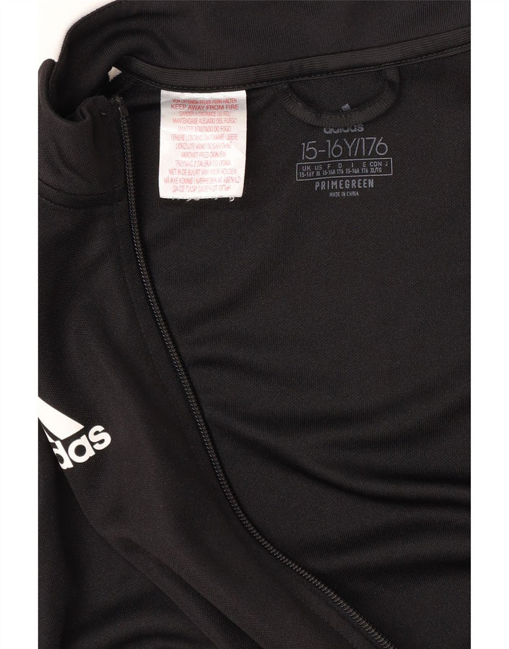 ADIDAS Boys Aeroready Trenirka Gornja jakna 15-16 godina crna poliester