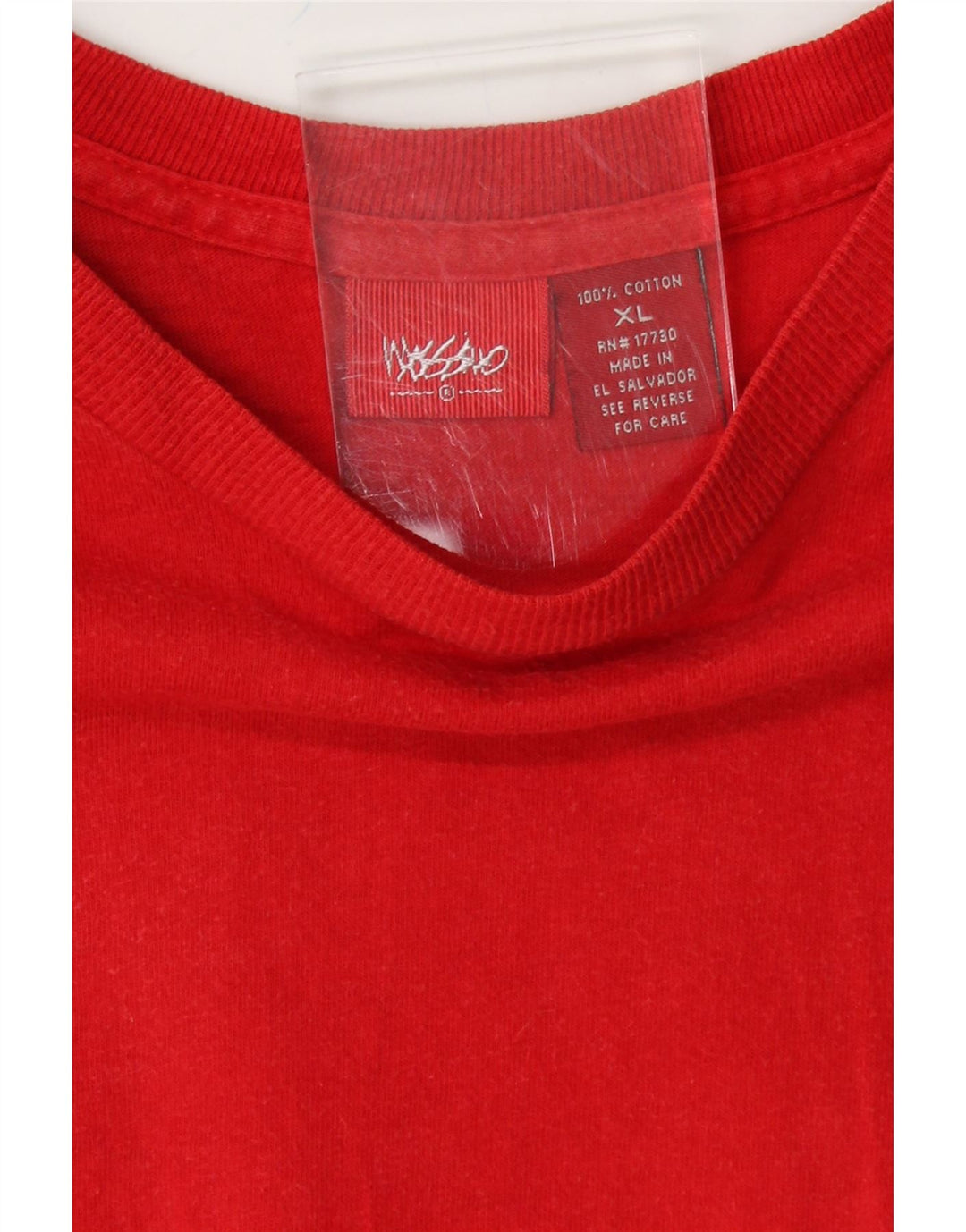 MOSSIMO Mens Graphic T-Shirt Top XL Red Cotton Vintage Mossimo and Second-Hand Mossimo from Messina Hembry 