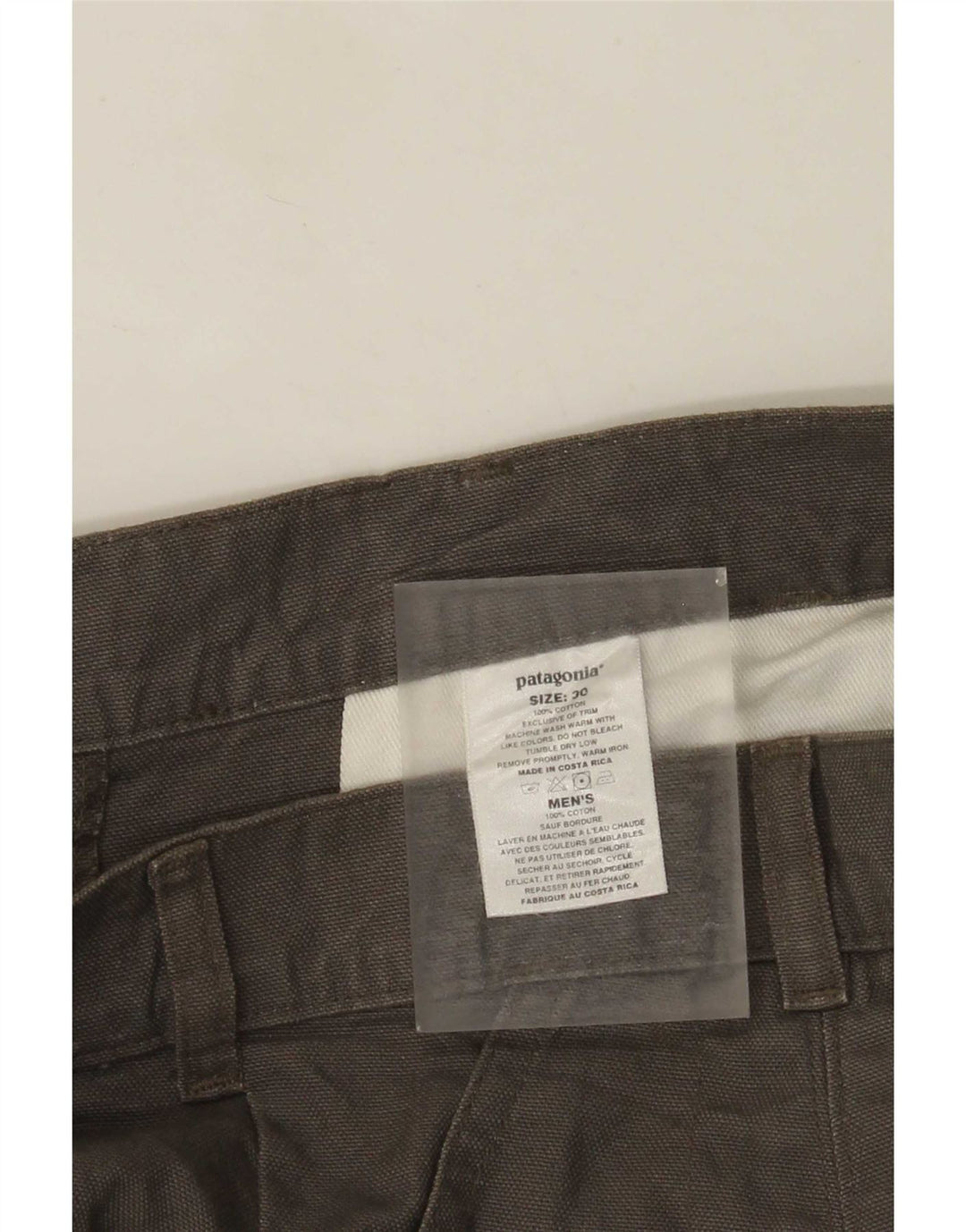 Patagonia muške chino kratke hlače W30 srednje sivi pamuk
