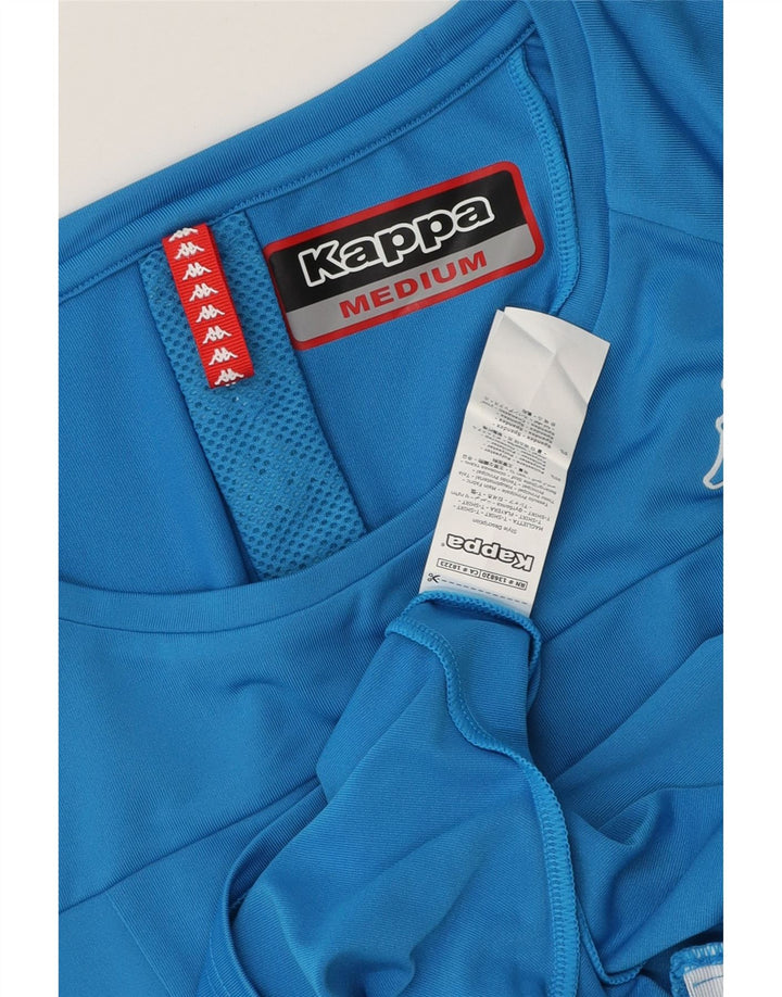 Kappa ženska majica kratkih rukava UK 12 srednje plavi poliester