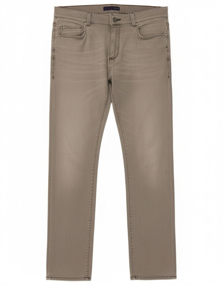 Muške uske traperice Trussardi W31 L33 sivi pamuk