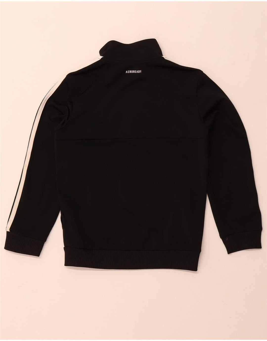 Gornja jakna trenirke ADIDAS Boys Aeroready 7-8 godina, crni poliester