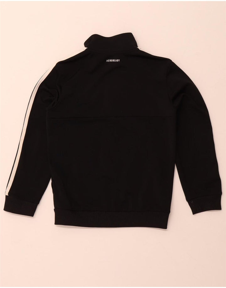 Gornja jakna trenirke ADIDAS Boys Aeroready 7-8 godina, crni poliester