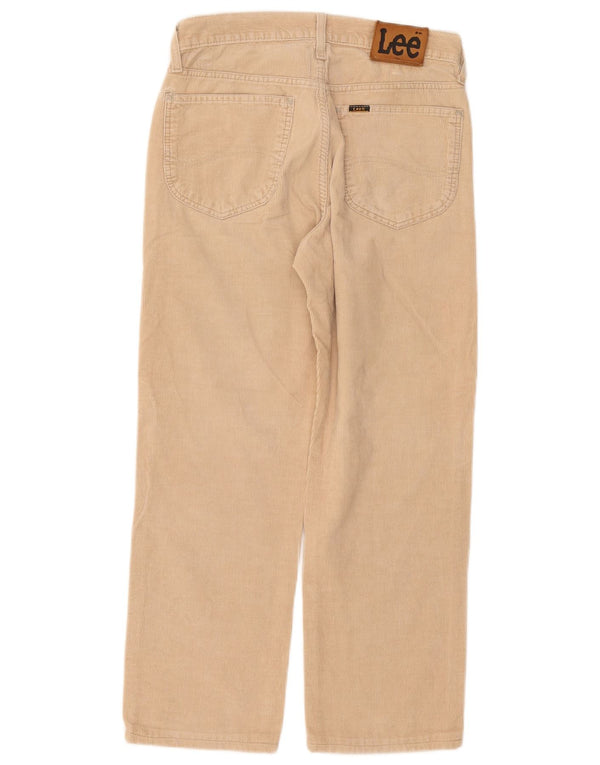 LEE Muške široke hlače od samta W30 L26 bež pamuk