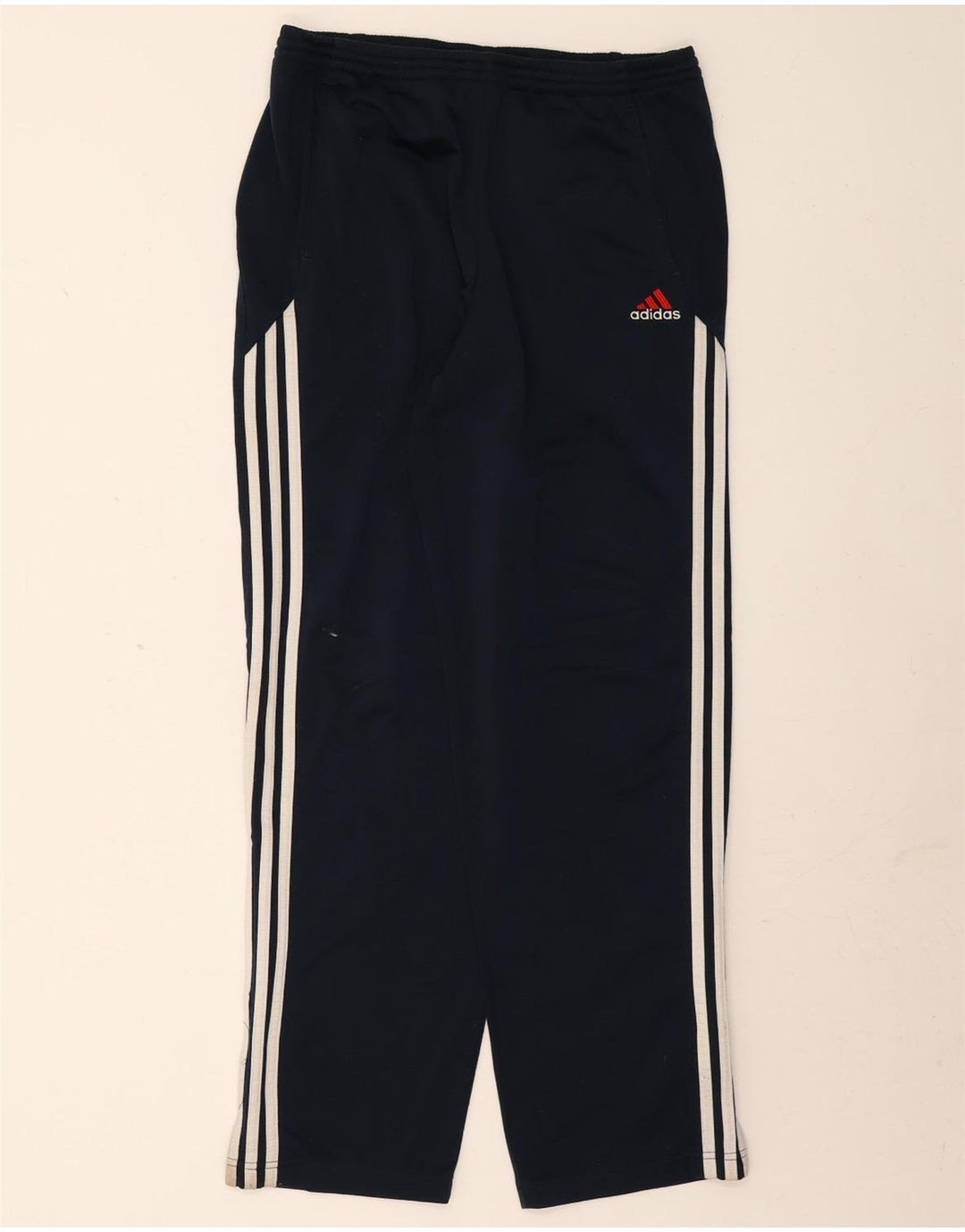 ADIDAS Boys Tracksuit Trousers 15-16 Years  Navy Blue Polyester Vintage Adidas and Second-Hand Adidas from Messina Hembry 