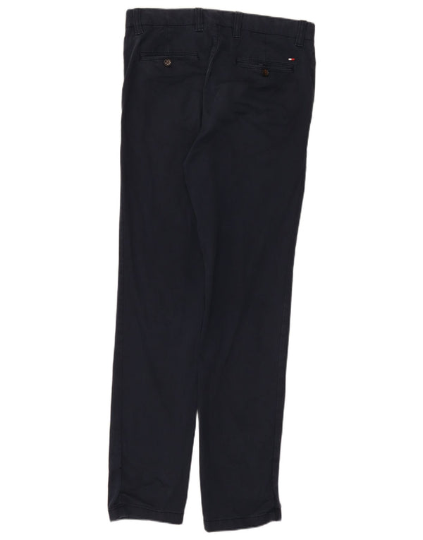 Tommy Hilfiger muške uske chino hlače W31 L32 tamnoplavi pamuk