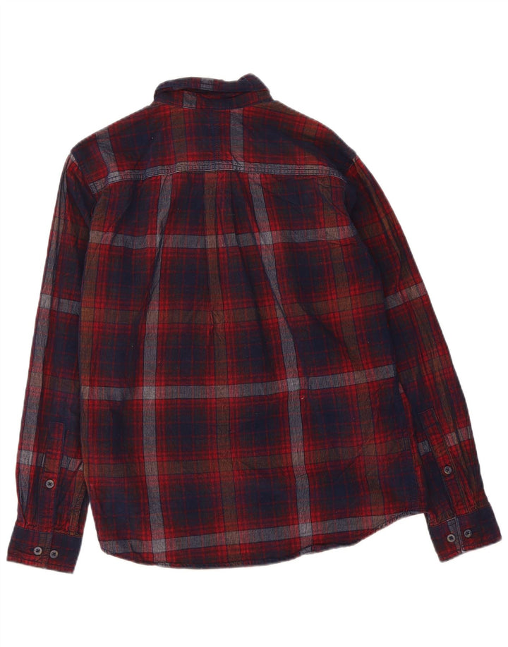 COLUMBIA Mens Flannel Shirt Small Red Check Cotton