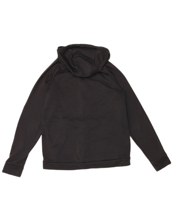 Nike Mens Dri Fit Zip Hoodie Sweater Medium Black Polyester