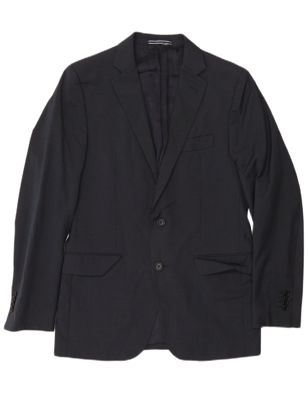 Massimo Dutti muška jakna s 2 gumba EU 48 Srednje mornarsko plave pruge