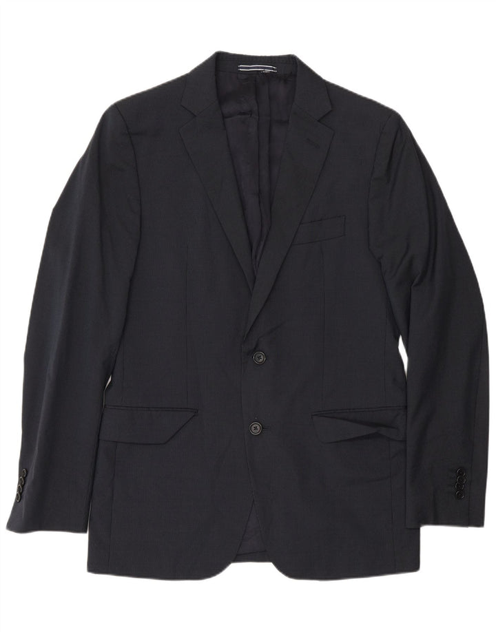 Massimo Dutti muška jakna s 2 gumba EU 48 Srednje mornarsko plave pruge