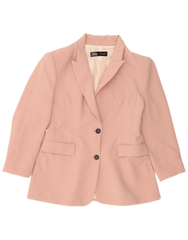 Zara ženski sako sa 2 gumba UK 18 XL ružičasta