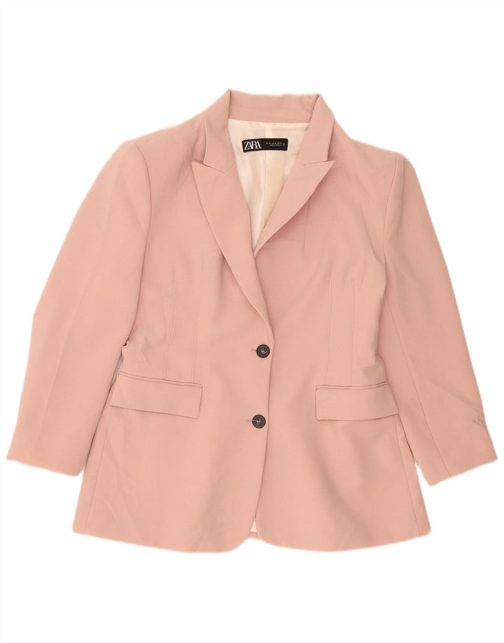 Zara ženski sako sa 2 gumba UK 18 XL ružičasta
